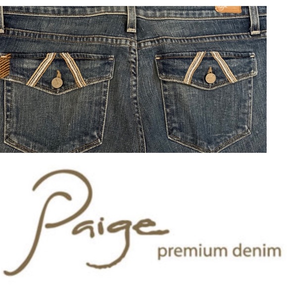 FINAL PRICE Paige Premium Denim Fairfax Cropped Jeans 30 - Picture 7 of 12